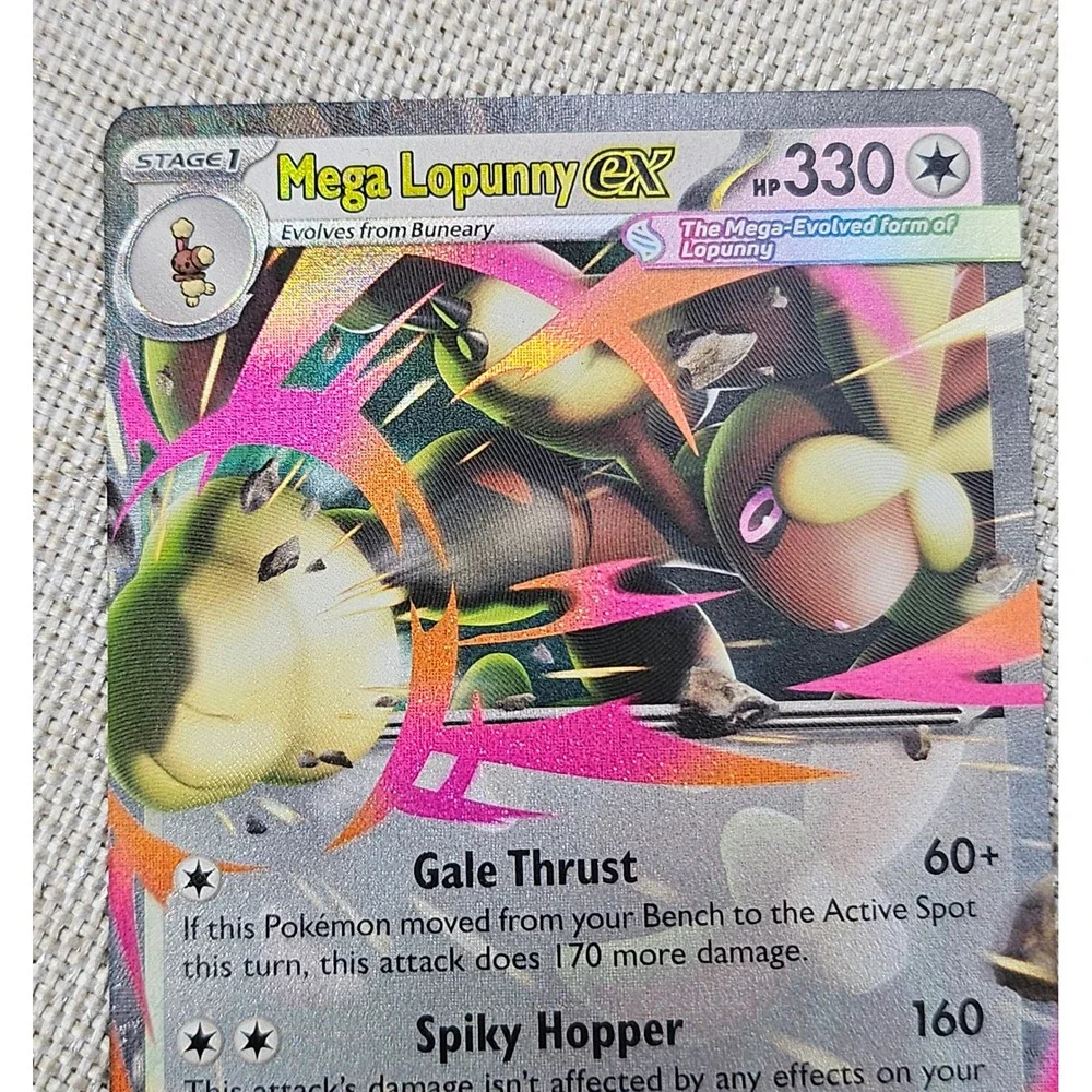 Pokemon Mega Lopunny eX Full Art Pocket Fantasy PFL EN 084/094 Ultra Rare Holo